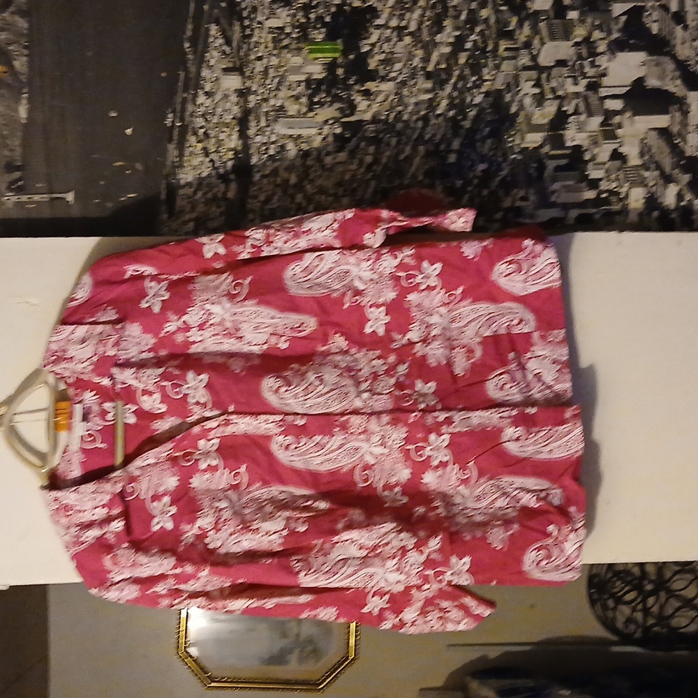 Women's V-Neck Button Down Blouse - image 1